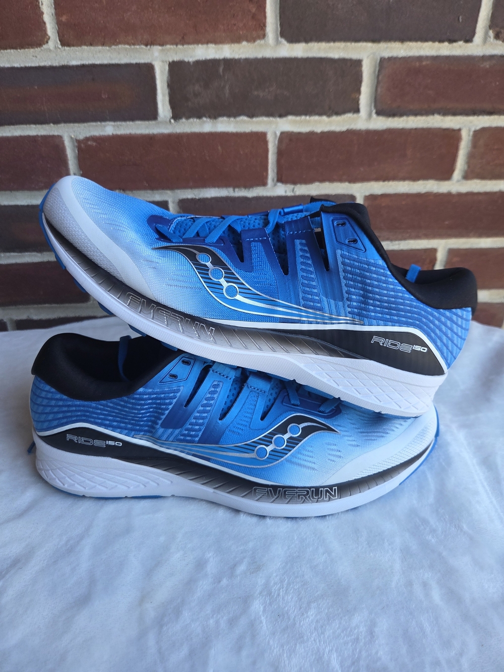 Saucony Ride ISO Everun Blue Running Shoes Men's Size 12